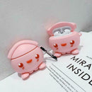 Pink Squid Protective Case Shockproof Soft Silicone Cover Skin for Airpods 1/2