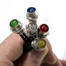 10x Car Boat 12V 8mm LED Indicator Light Bulbs Dash Dashboard Panel Warning Lamp