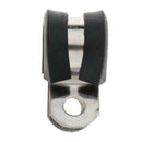 10 Pieces 1/2" Dia P Tube Clips Hose Pipe Clamp P Type Marine Grade 13x36mm