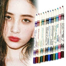 12 Pcs Professional Cosmetic Makeup Eyeliner Eye / Lip Liner Glitter Pencil Z6K0