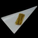 100X clear cone shape cellophane bags candy sugar popcorn flower packing bag FT