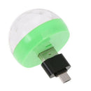 Mini USB led Party Lights Portable Crystal Magic Ball Home Party Karaoke De I6T6