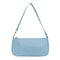 Fashion Alligator PU Handbags Women Solid Underarm Shoulder Bags (Blue)