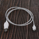 LED Visible Light Micro USB Charge Data Sync Cable  For Android Phone-1m