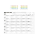 2020 Full Year Wall Planner Calendar Home Office Work 18.5cm JAN-DEC * 26cm B7Y4