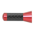 3.5cm Car Roof Antenna Carbon Fiber Screw Metal Stubby Mast Antenna (Red)