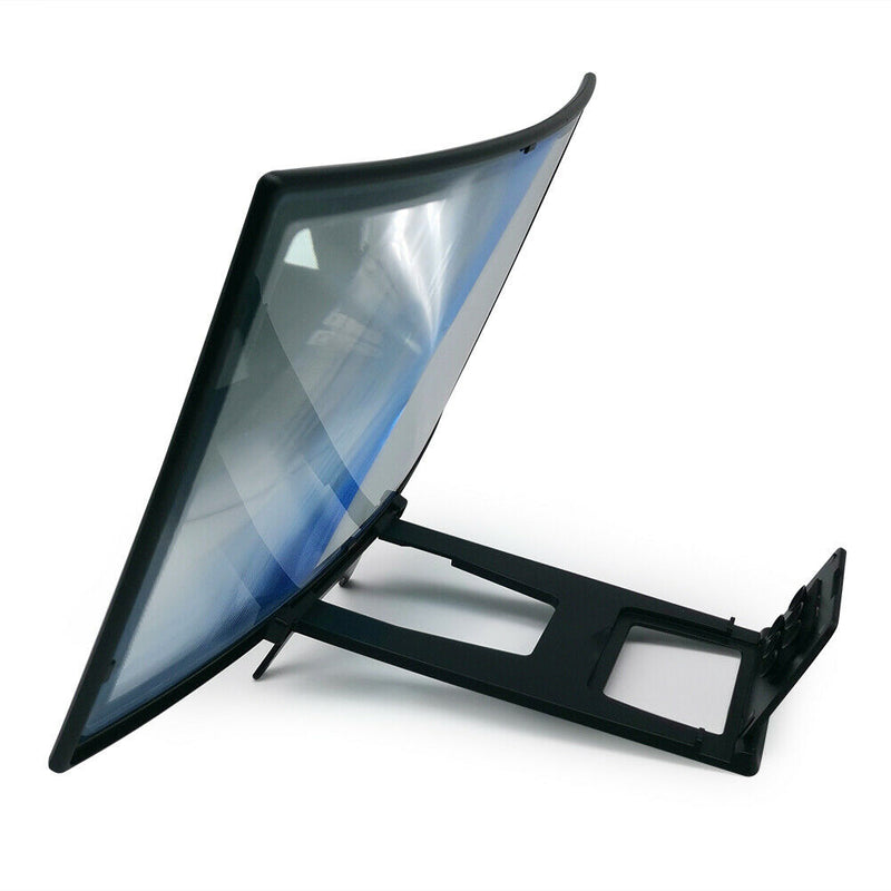 L6 12 inch Curved Phone Screen Magnifier HD Amplifier with Phone Stand
