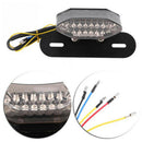 Universal Motorcycle Bike LED Stop Brake License Plate Rear Tail Light Smoke   Z
