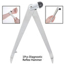 StainlessSteel Diagnostic Hammer Neurological Reflex Hammer Caliper Scale Ham-OZ