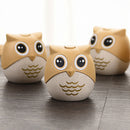 Dispenser Easy Clean Container Decoration Owl Design Toothpick Holder Automatic