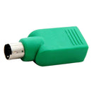 USB Type-A Female To PS/2 Keyboard Mouse Converter Connector