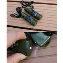 Multifunctional 7 in 1 Camping Hiking Outdoor Whistle with Compass Magnifier LED