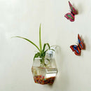 Hanging Glass Vase Flower Planter Pot Terrarium Container Home Garden Decor A5Q3