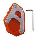 Kickstand Side Stand Extension Pad Plate for KTM 1290 1050 1190 ADV Orange