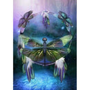 5D DIY Full Drill Diamond Painting Dragonfly Embroidery Mosaic Kit Decor