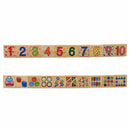 Children Wooden Montessori Materials Learning To Count Numbers Matching Ear S9Y6