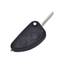 New 3 buttons flip Remote key case shell For Alfa Romeo 147 156 166 GT JTD MD3C
