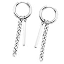 Stainless Steel Hip Hop Long Link Chain Dangle