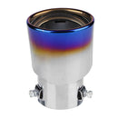 Universal Automobiles Car Gas Exhaust Flue Muffler Noise Snubber Tip Pipe A