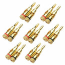 7 Pairs, Open Screw Banana Plugs for Speaker Cable U2Z2