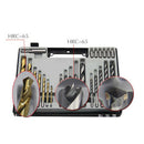 24pcs High Hardness Combination Drill Bit Set for Plastic, Metal, Concrete,