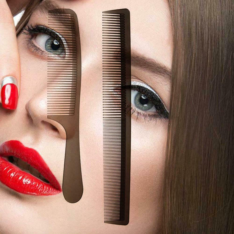 2pcs/Set Portable Antistatic Hair Comb Barbers Hairdressing Styling Tools A
