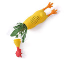 Reusable Silicone Cute Rooster Soup Seasoning Jar Spice Box Box Holder Container