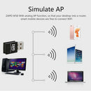 2X(Zapo W58 Mini 5Ghz Wifi Usb 600Mbps Lan Adapter Dual Band Wireless 802.1
