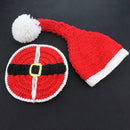 Crochet Knit Newborn Baby Photography Prop Soft Handmade Christmas Costume