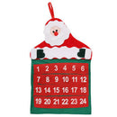 Christmas Advent Calendar Tree Hanging Xmas Pocket Countdown Display DecoraS Hn