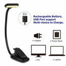 Reading Light, Clip on Book Light with 3 Brightness Light & Stepless Adjust V4B8