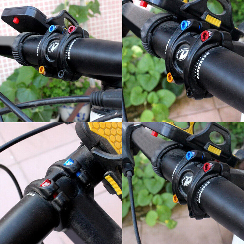 16 Pieces CNC Aluminum Alloy M5x17mm  Handlebar Screw Stem Bolts