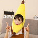 Unisex Funny Banana Hat Yellow Novelty Fancy Dress Party Head Accessory Hat