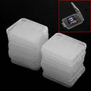 20 Pcs Transparent Plastic Standard SD SDHC Memory Card Case Holder Box S MRF