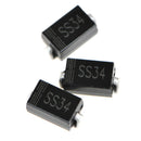 100 PCS 1N5822 SS34 DO-214AC IN5822 SMD Schottky Rectifier Diodes Through FT
