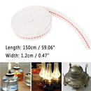 Flat Cotton Oil Lamp Wick Roll For Oil Lamps and LanternsB Gw