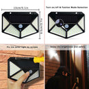 100 LED Solar Power Wall Light Motion Sensor Waterproof Outdoor Garden Lamp HOT
