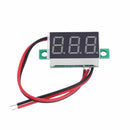 0.36" Digital DC Voltmeter 4.5-30V 2 Wires Red LED Display Panel Voltage Meter