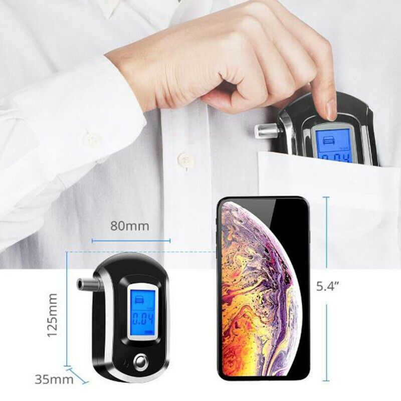Alcohol Tester Breathalyzer Digital Breath Alcohol Tester Display in Large  X2C3