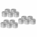 1X(15Pcs Cosmetic Container Round Can With Lid For Diy Crafts,Cosmetics,Sal
