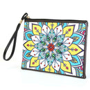 DIY Mandala Special Shaped Diamond Painting Wristlet Wallet Women Clutch