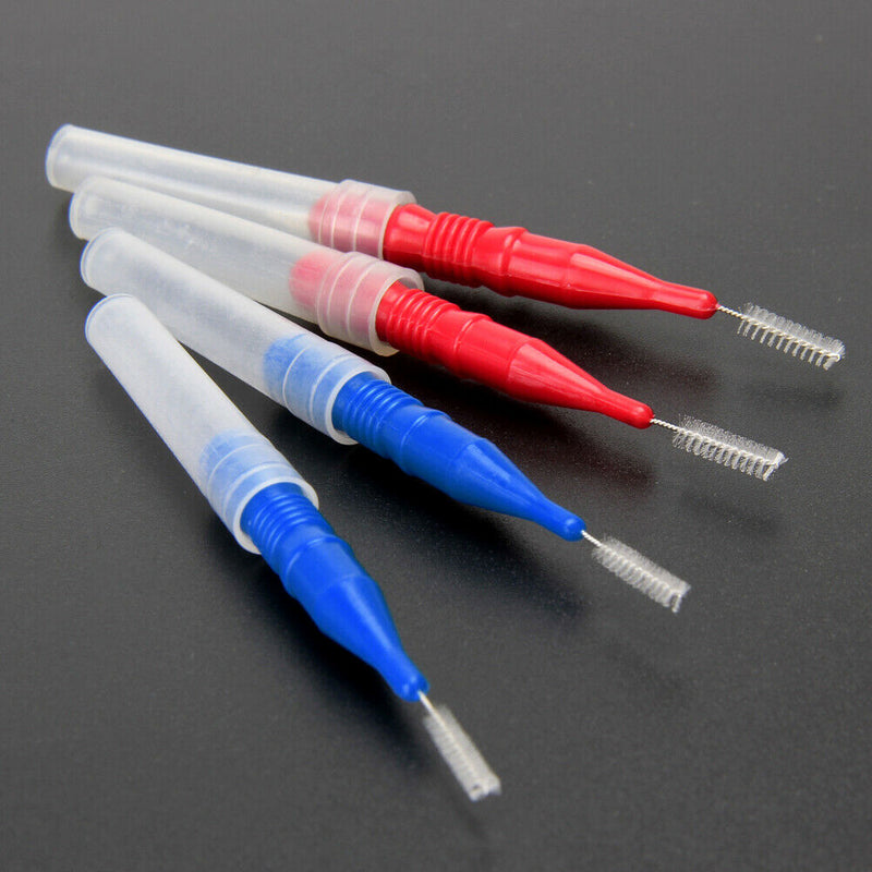 30pcs Tooth Flossing Head Hygiene Dental Care Plastic Interdental Brush Tooth