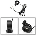 Black 22mm Thumb Throttle Twin Brake Lever Speed Governor ABS