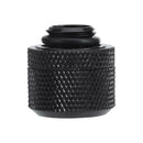 14mm G1/4 Acrylic Hard Tube Hand Twist 3 Laps for PC Computer (Black)