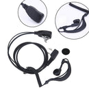 2 PIN Earpiece Headset PTT MIC for BAOFENG UV5R for KENWOOD