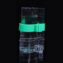 Acrylic Bird Feeder Automatic Seed & Water Feeder Cage Parrot Canary Cockatiel