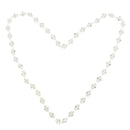 1 Yard White Round Diamante Rhinestone Chain Trim Bridal Dress Applique DIY