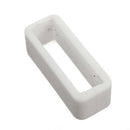 White Watch Strap Replacement Retaining Hoop Loop Rubber Retainer Clasp Buc Y1T8