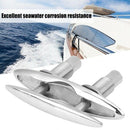 1X(Boat Ship Mooring Dock Neat Cleat Stainless Steel Double-Deck Push-Pull