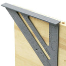 7'' Aluminum Speed Square Triangle Ruler Protractor Miter Framing Measuring JFS